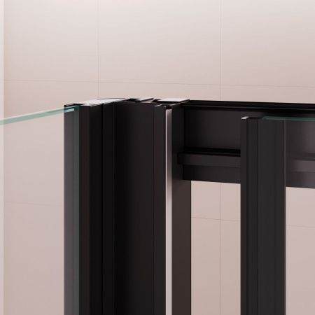 Душевой уголок RGW Passage 410874150-14 150х100 стекло прозрачное профиль черный без поддона