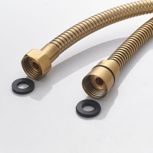 Душевая стойка Shevanik S4136G настенная цвет золото - фото 5