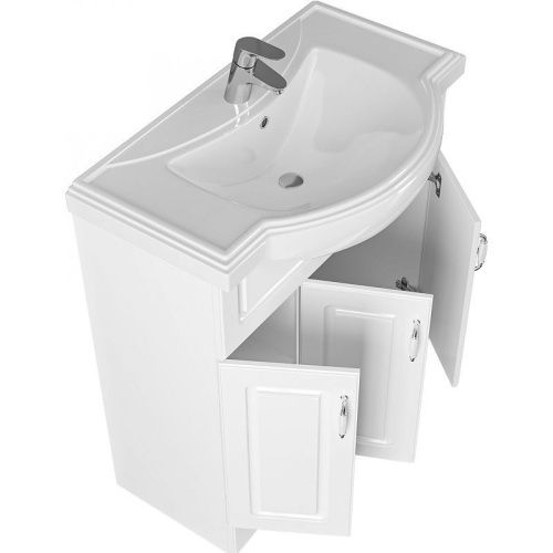 Тумба под раковину СанТа Верона 700113 80х30 напольная цвет белый - фото 2