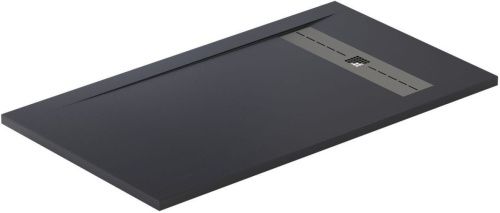 Душевой поддон из искусственного камня Allen Brau Infinity 8.21004-AM 140х80 черный без каркаса - фото 2