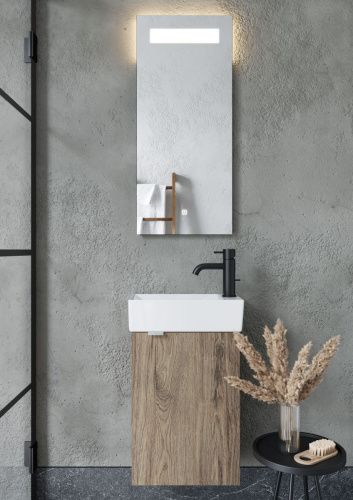 Зеркало с подсветкой Sancos Solo SL35 40х80 подвесное - фото 5