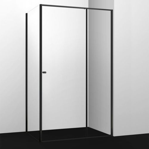 Душевой уголок Wasserkraft Dill 61S 61S16 110х100 стекло прозрачное профиль черный без поддона - фото 4