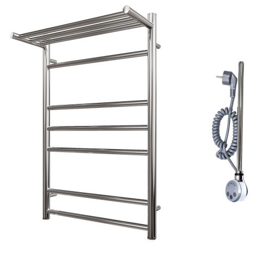 Полотенцесушитель электрический Point Аврора PN10158PE 55х80 хром - фото 4