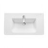 Раковина из сантехнического фарфора Roca The Gap Unik 7327470000 80х40 накладная цвет белый
