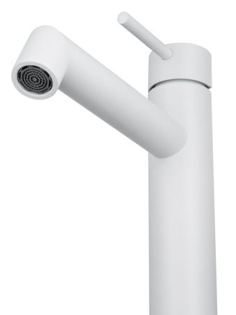 Смеситель для раковины Wonzon & Woghand WW-H1064-MW на столешницу белый