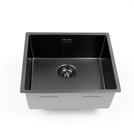 Кухонная мойка Grandex Aqua 5010863 50х45 цвет серый поверхность матовая