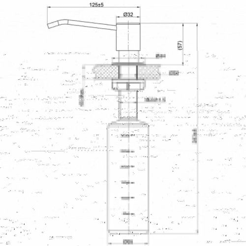 Дозатор кухонный LeMark Expert LM8201PSH - фото 2