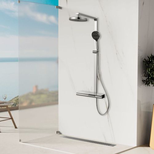 Душевая стойка Vincea Aspire VSFS-4AS1CH настенная цвет хром