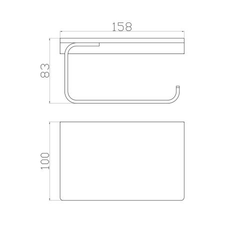 Бумагодержатель RavSlezak Nil NLA0403Z