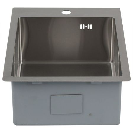 Кухонная мойка Melana ProfLine MLN-R4050H 40х50 цвет серый поверхность матовая