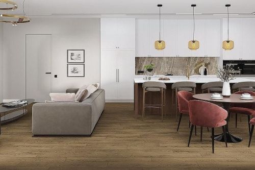 Кварцвиниловая плитка Damy Floor FAMILY LVT 0030-6-LVT Дуб Мокко толщина 0.25 см 43 класс 1227х187 - фото 4