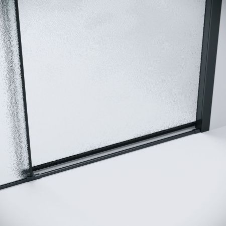 Душевая перегородка Grossman Style 200.K33.05.90.21.02 90х195 стекло текстурное профиль черный