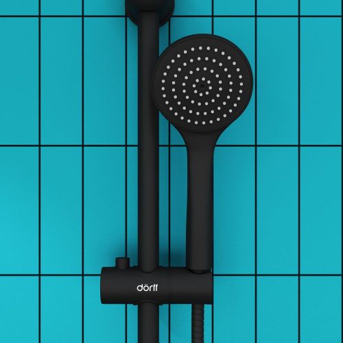 Душевой гарнитур Dorff Comfort D0108000BL настенный черный - фото 4