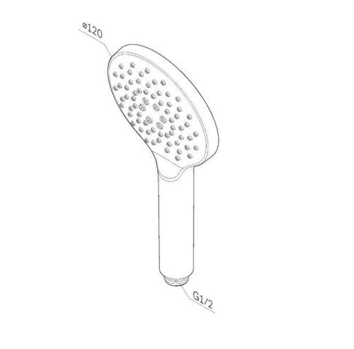 Душевая лейка Am.Pm Like F0280022 цвет черный - фото 3