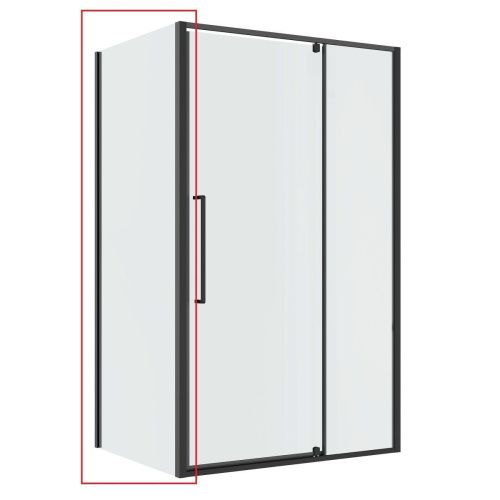 Боковая стенка Niagara Nova NG-A80GR-34 80х195 стекло прозрачное профиль графит - фото 2