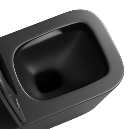 Унитаз подвесной Iberica Blanca Toledo mini IB.TLM.234.2B2 черный с сиденьем микролифт безободковый смыв торнадо