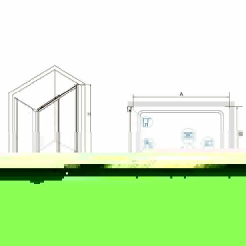 Душевой уголок RGW Classic 320948106-011 160х100 стекло прозрачное профиль хром без поддона - фото 3