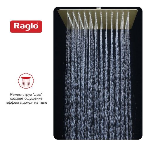 Верхний душ Raglo R451 R451.55.03 золото - фото 5