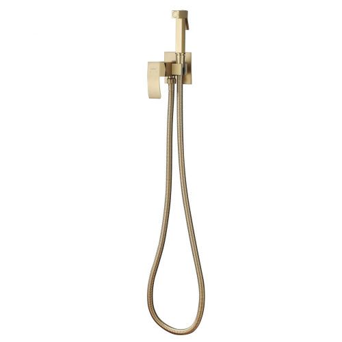 Гигиенический душ со смесителем Abber Wasserfall AF8625G золото - фото 2