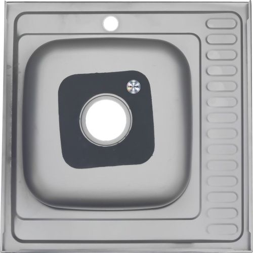 Кухонная мойка Melana 097D t R (*10) 60х60 цвет хром - фото 2