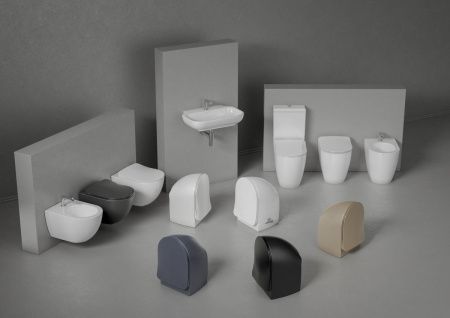 Чаша унитаза подвесная Creavit Free FE322-34CB00E-0001 цвет белый без сиденья душевой смыв