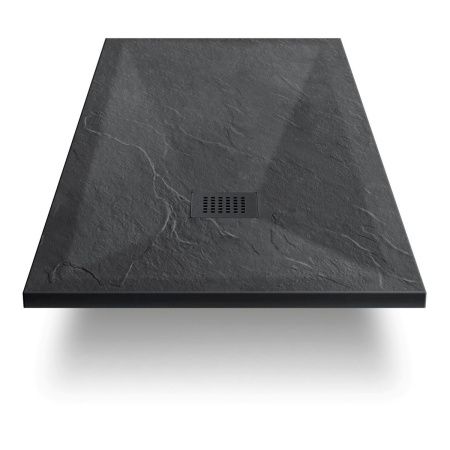 Душевой поддон из искусственного камня Vincea H25 VST-4SR9012A 120х90 черный