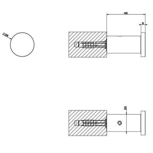 Крючок Gessi Gessi316 54821#239 - фото 2