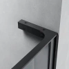 Душевая перегородка Veconi Korato KR77B-70-01-C8 70х200 стекло прозрачное профиль черный