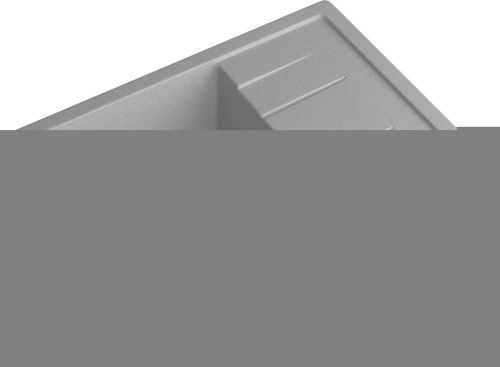 Кухонная мойка Granfest Quadro Q-650L серый 65х50 цвет серый поверхность матовая - фото 2