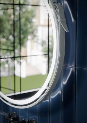 Зеркало с подсветкой Sancos Dames DA650W 70х70 подвесное - фото 5