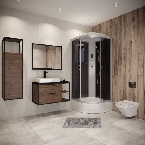 Душевая кабина Niagara Classic 35031434P 80х80 четверть круга с крышей ориентация универсальная - фото 3