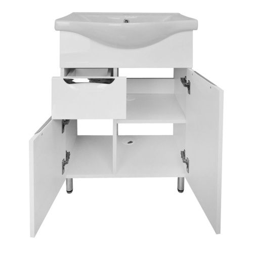 Тумба с раковиной Azario Стиль CS00070392 60х50 напольная цвет белый - фото 2