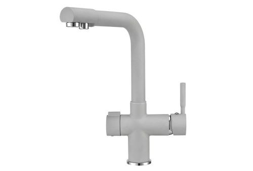 Смеситель для кухни Granula 2088, СЛАНЕЦ на мойку серый - фото 2
