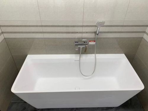 Ванна из искусственного камня Timo ERIKA ERIKA1700 170х75 пристенная прямоугольная - фото 4