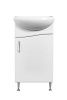 Тумба под раковину Stella Polar Волна SP-00000231 40х30 напольная цвет белый
