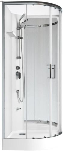 Душевая кабина Aquanet Passion 2.0 00263868 90х90 четверть круга без крыши ориентация универсальная - фото 2