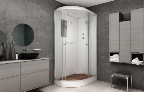 Душевая кабина AvaCan D102SR 120х80 асимметричная с крышей ориентация правая - фото 3