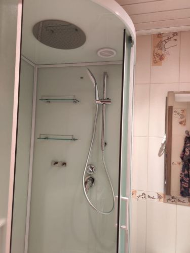 Душевая кабина Frank 420420 120х120 четверть круга с крышей ориентация универсальная - фото 2