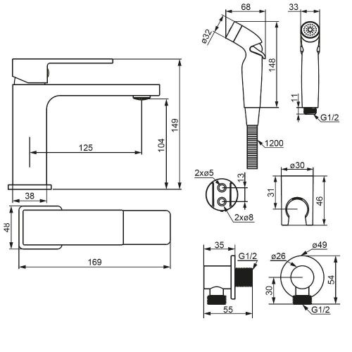 Смеситель Damixa Gala 530300000 на раковину хром - фото 5