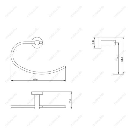 Полотенцедержатель Melana 866009