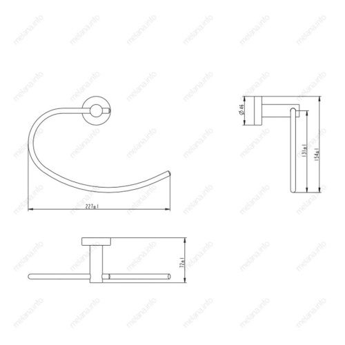 Полотенцедержатель Melana 866009 - фото 2