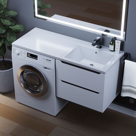 Тумба под раковину Uperwood Tanos 291020261 60х50 подвесная цвет белый