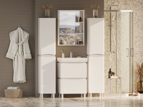 Зеркало-шкаф Misty Венера П-Внр04060-01СвЛ 60х80 подвесной - фото 5