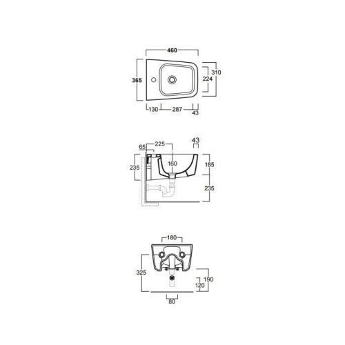 Биде подвесное Simas Degrade DE29bi*1 цвет белый - фото 2