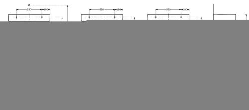 Тумба под раковину Kerama Marazzi TECNOLOGICA LOG.90.2\SAN 90х50 подвесная цвет бежевый/коричневый - фото 2