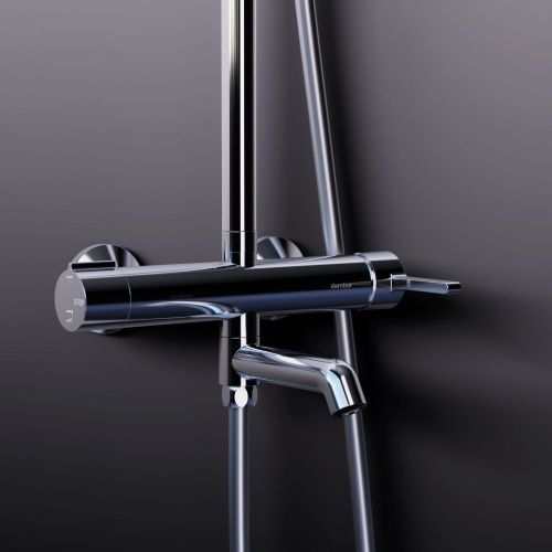 Душевая стойка Damixa Scandinavian Pure 936740000 настенная цвет хром - фото 5