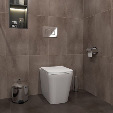 Клавиша смыва механическая Teymi Kati T70701CH цвет хром