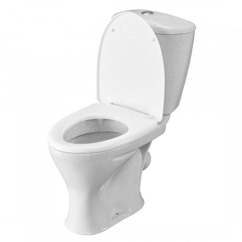 Унитаз-компакт напольный с бачком Santeri Версия 1P4015S0100BF белый с сиденьем каскадный смыв - фото 2