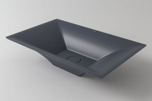 Раковина из искусственного камня Holbi SIRIUS 57 1.02.017.11.3 60х40 накладная цвет синий