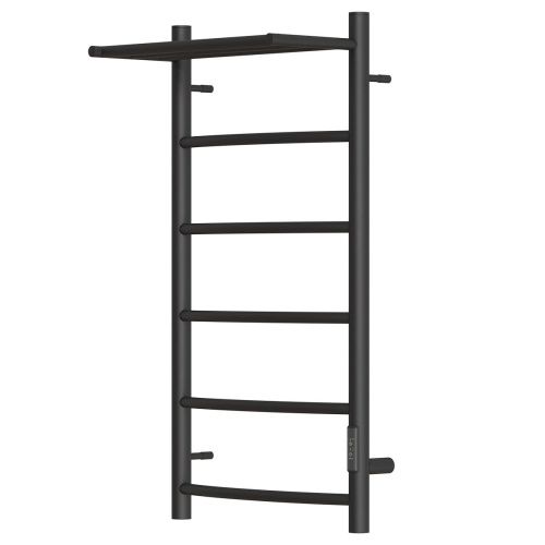 Полотенцесушитель электрический Point Афина PN04848PB 45х80 черный - фото 4